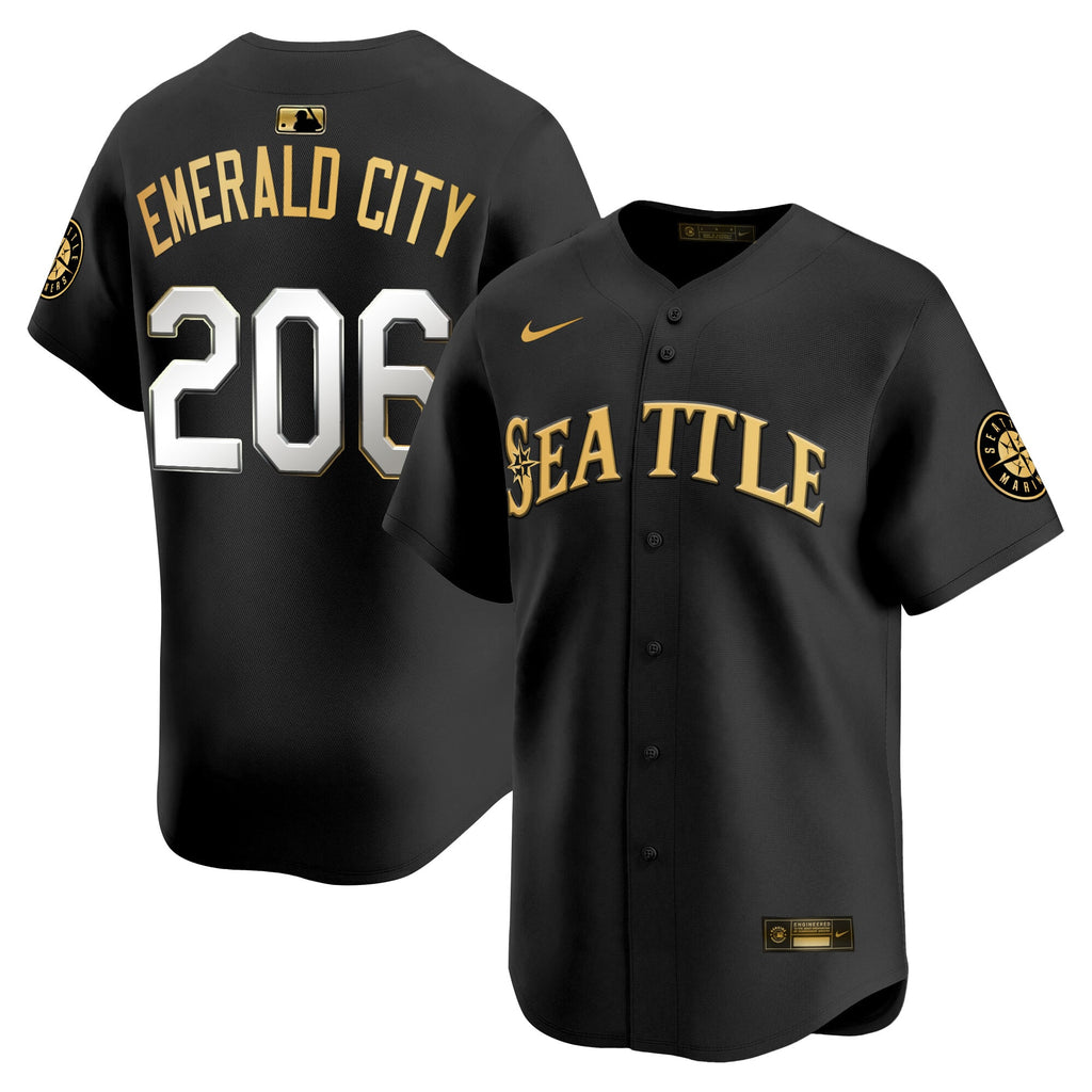 Men's Seattle Mariners 2025 Vapor Premier Limited Jersey V2 - All Stitched