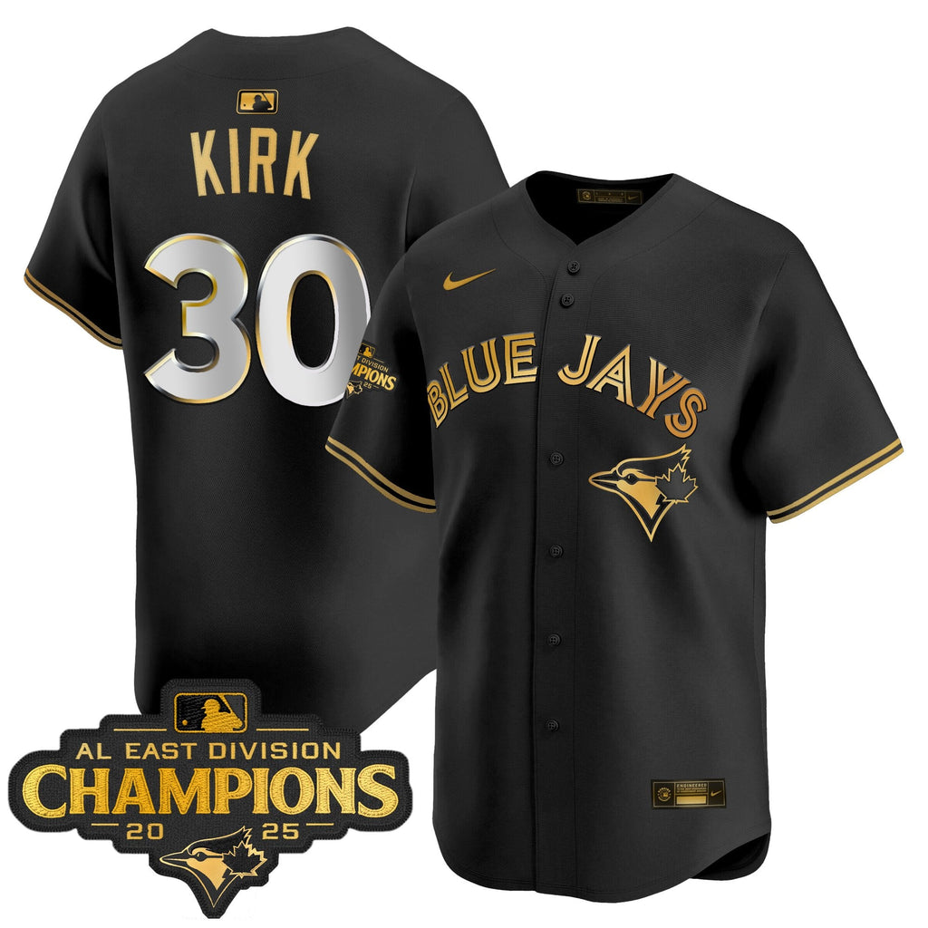 Men's Toronto Blue Jays 2025 AL East Division Champions Vapor Premier Limited Jersey - All Stitched