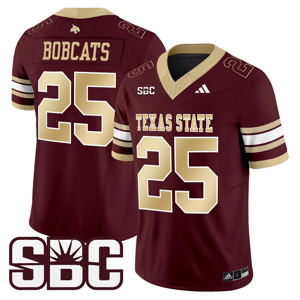 Men's Texas State Bobcats 2025 Vapor Limited Jersey - All Stitched