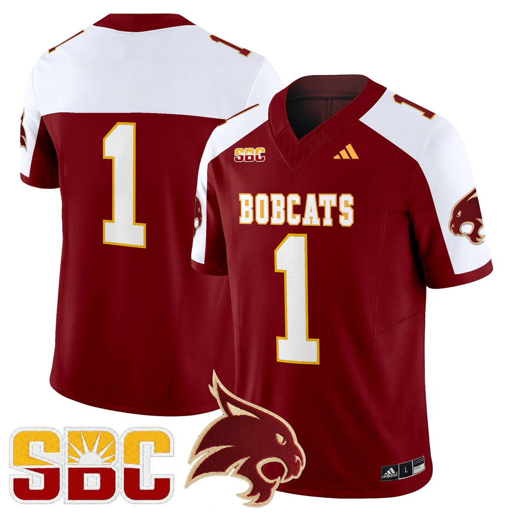 Men's Texas State Bobcats 2025 Vapor Limited Jersey - All Stitched