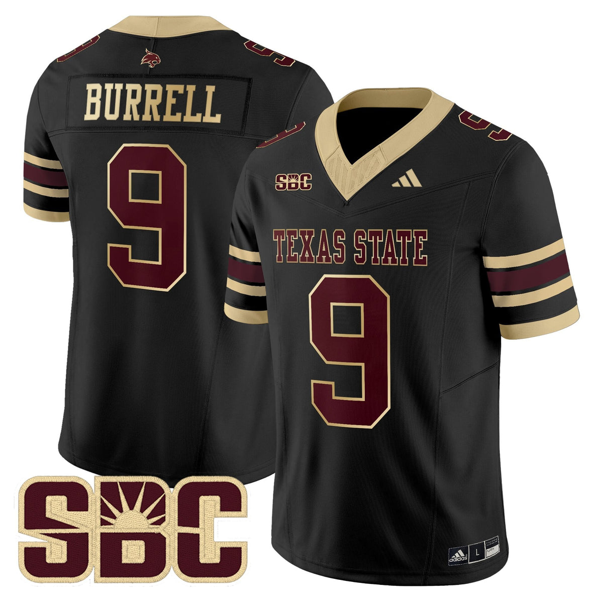 Men's Texas State Bobcats 2025 Vapor Limited Jersey - All Stitched