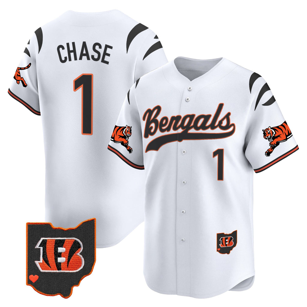 Men's Cincinnati Bengals 2025 Vapor Limited Baseball Jersey V2 - All Stitched