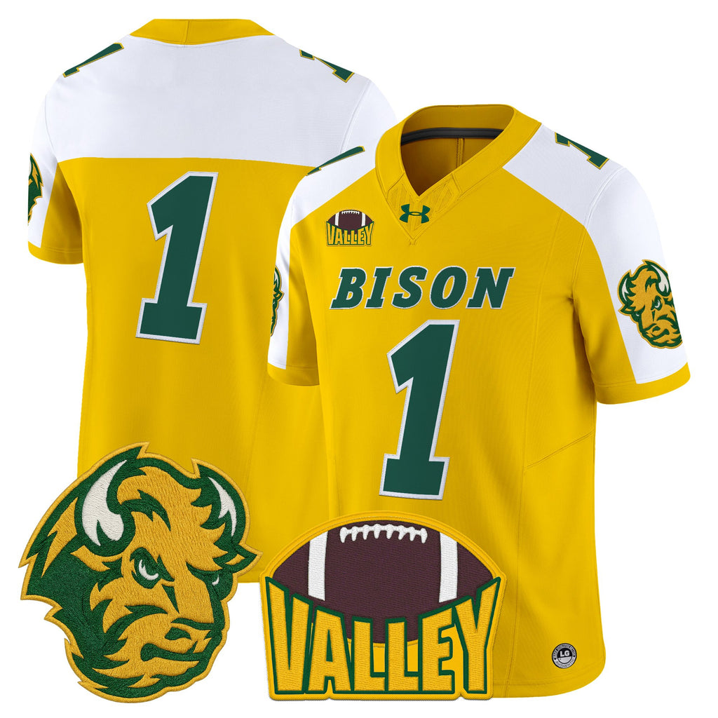 Men's North Dakota State Bison 2025 Vapor Limited Jersey - All Stitched