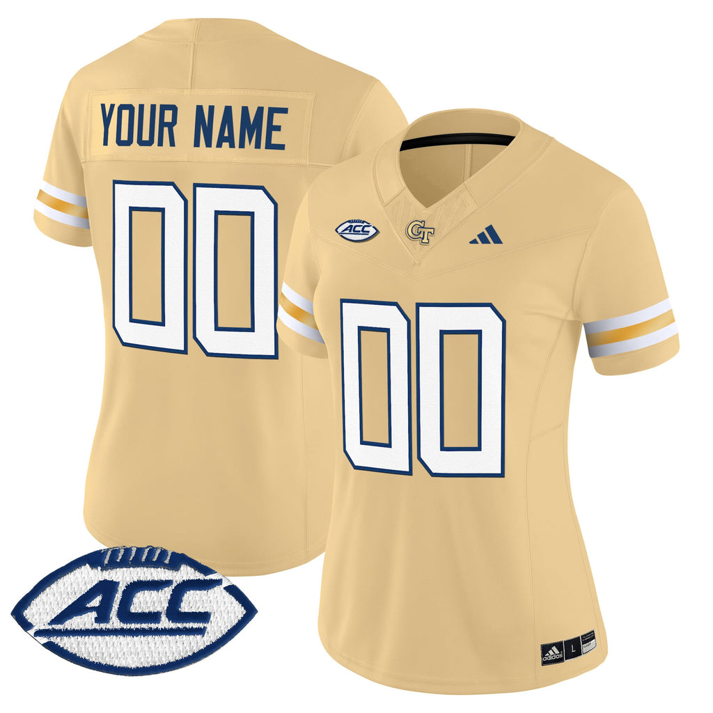 Georgia Tech Yellow Jackets 2025 Vapor Limited Custom Jersey - All stitched