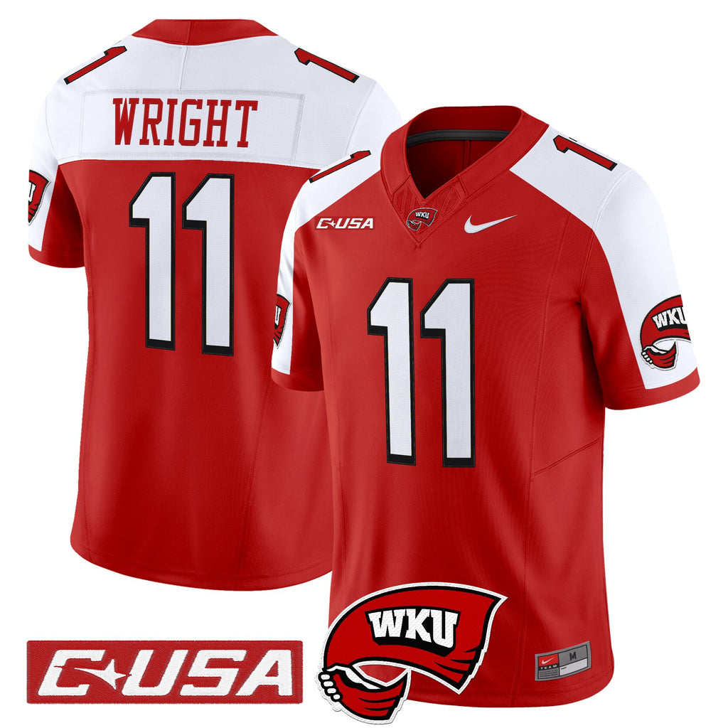 Men's Western Kentucky Hilltoppers 2025 Vapor Limited Jersey - All Stitched