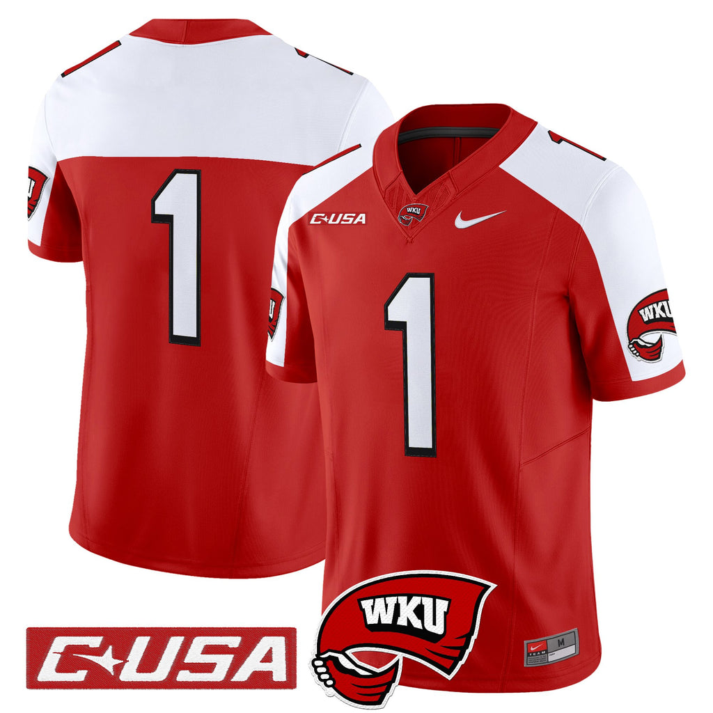 Men's Western Kentucky Hilltoppers 2025 Vapor Limited Jersey - All Stitched