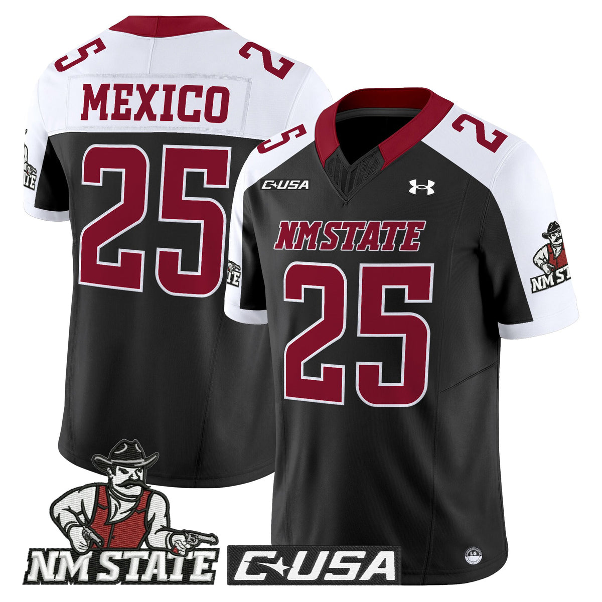 Men's New Mexico State Aggies 2025 Vapor Limited Jersey - All Stitched