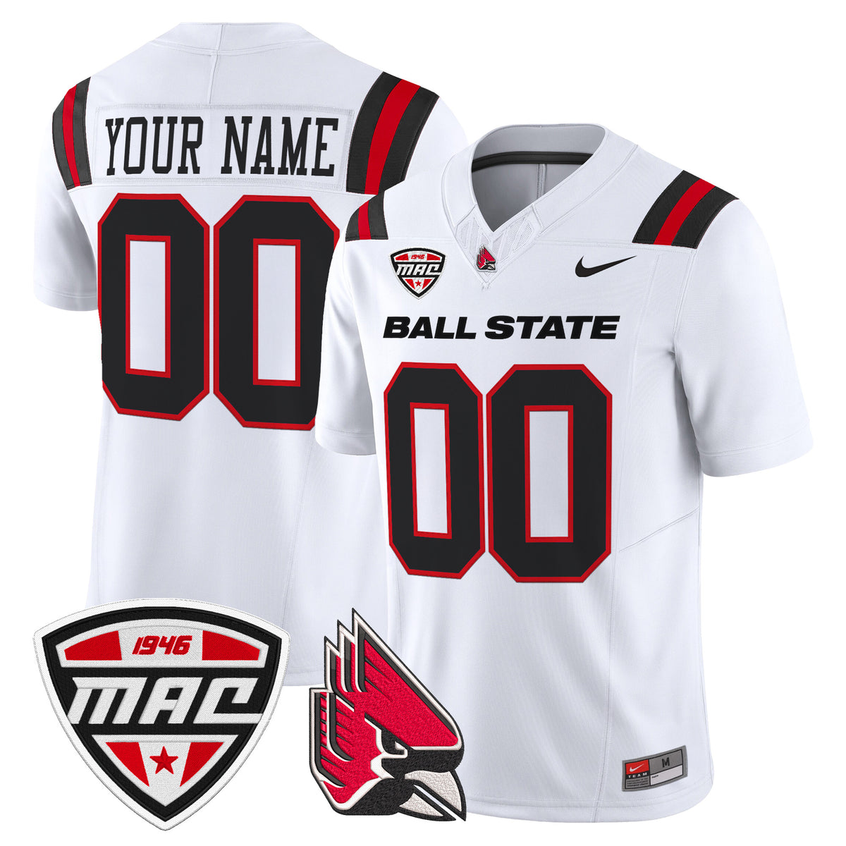 Ball State Cardinals 2025 Vapor Limited Custom Jersey - All Stitched