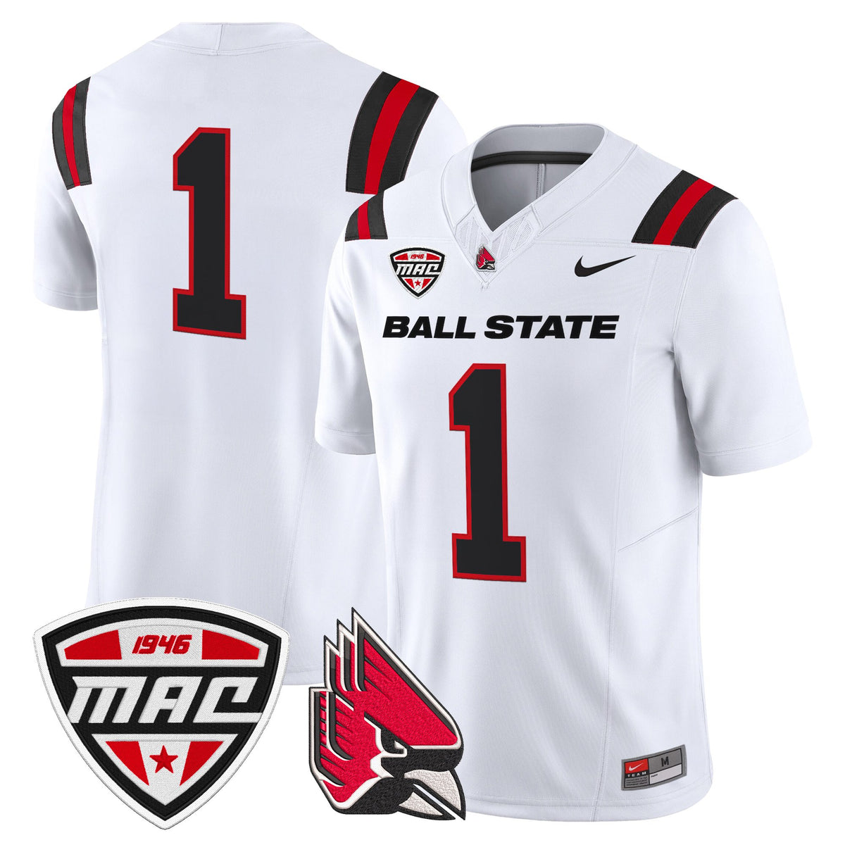 Men's Ball State Cardinals 2025 Vapor Limited Jersey - All Stitched