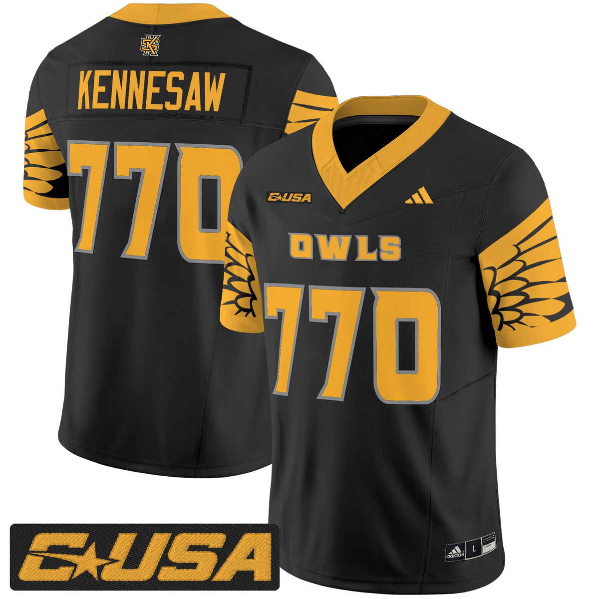 Men's Kennesaw State Owls 2025 Vapor Limited Jersey - All Stitched