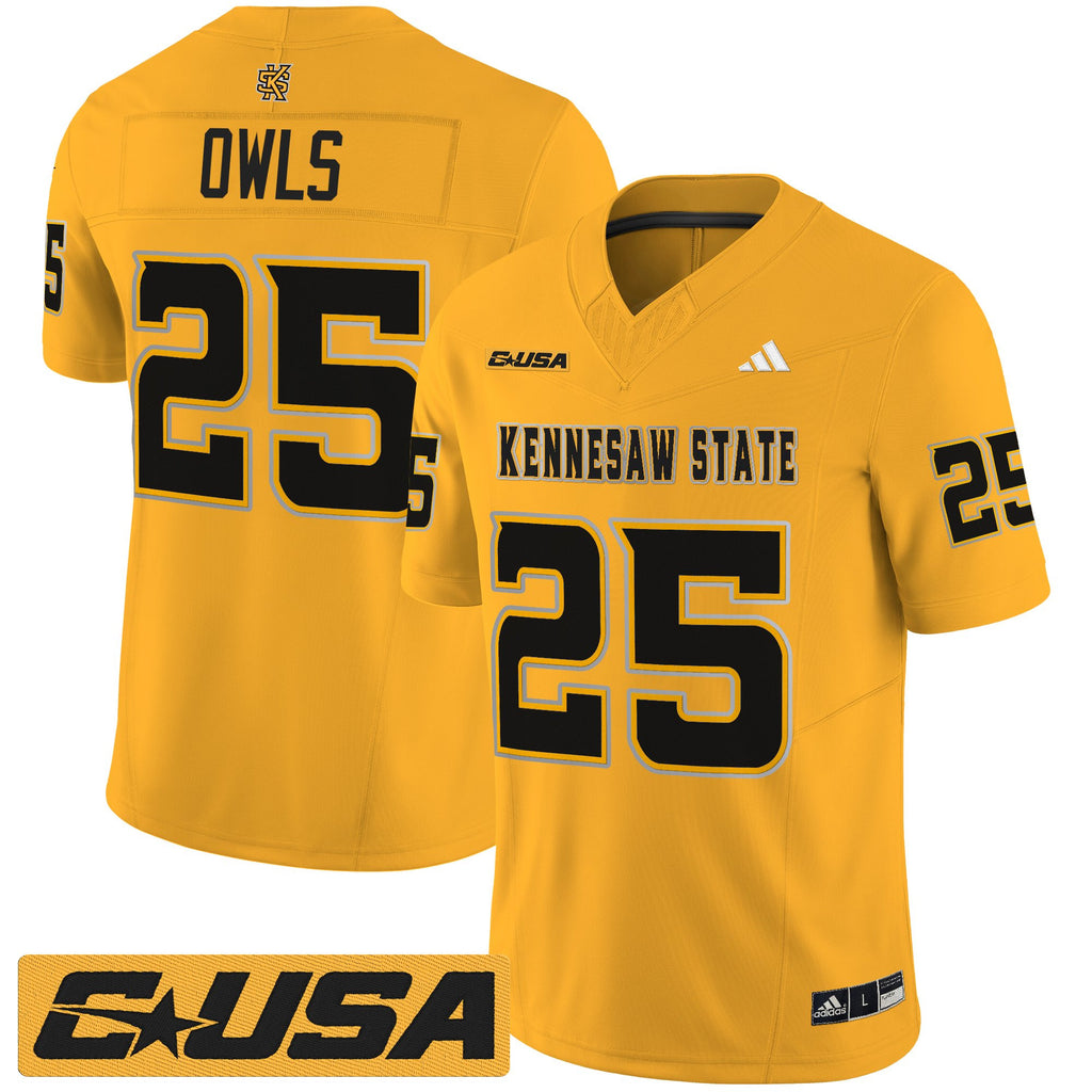 Men's Kennesaw State Owls 2025 Vapor Limited Jersey - All Stitched