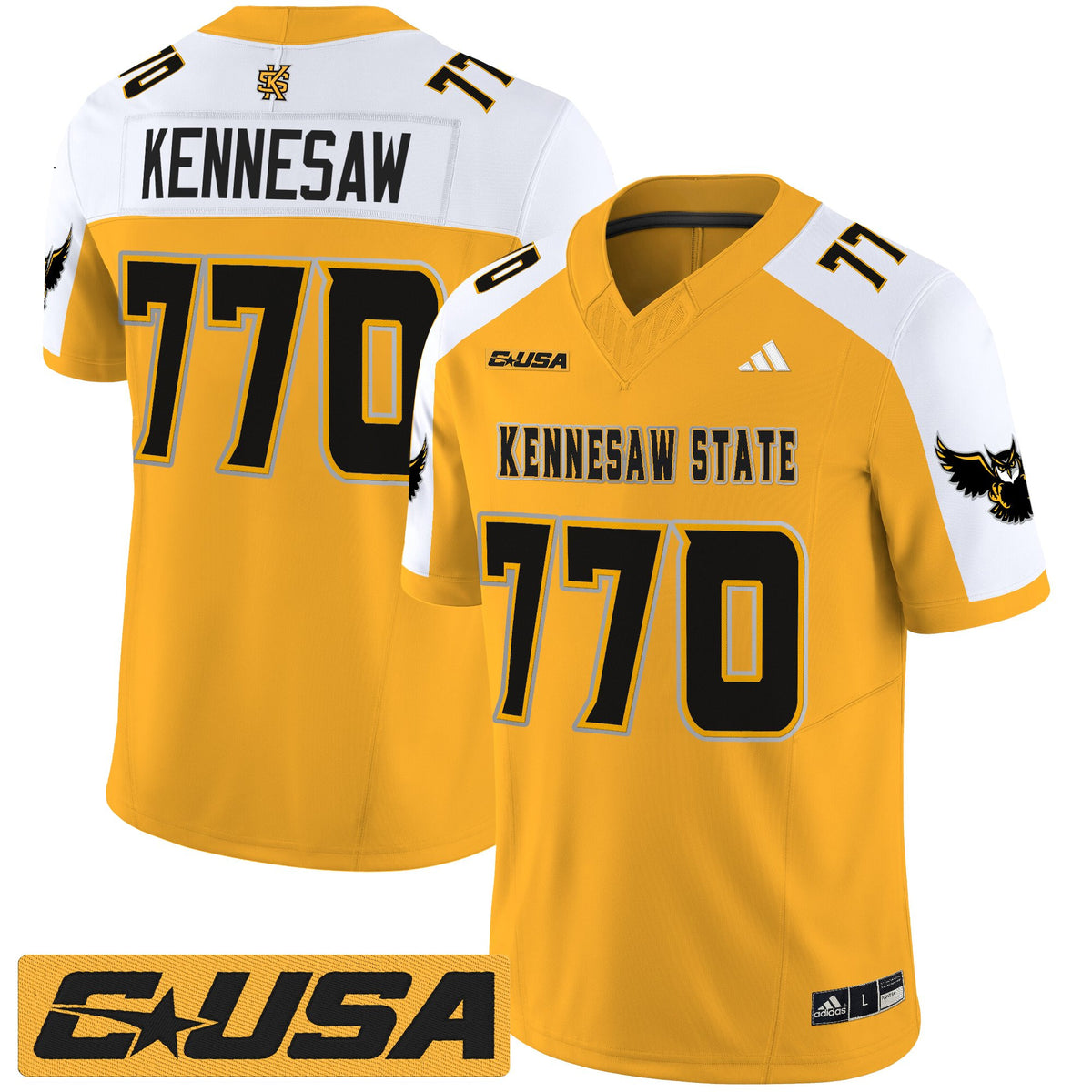 Men's Kennesaw State Owls 2025 Vapor Limited Jersey - All Stitched