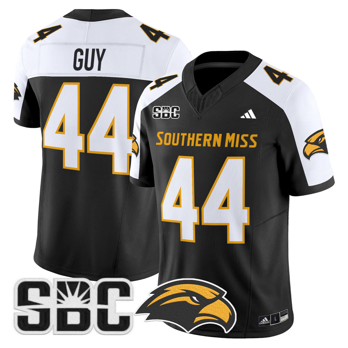 Men's Southern Miss Golden Eagles 2025 Vapor Limited Jersey - All Stitched