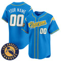 Los Angeles Chargers 2025 Vapor Limited Baseball Custom Jersey - All Stitched
