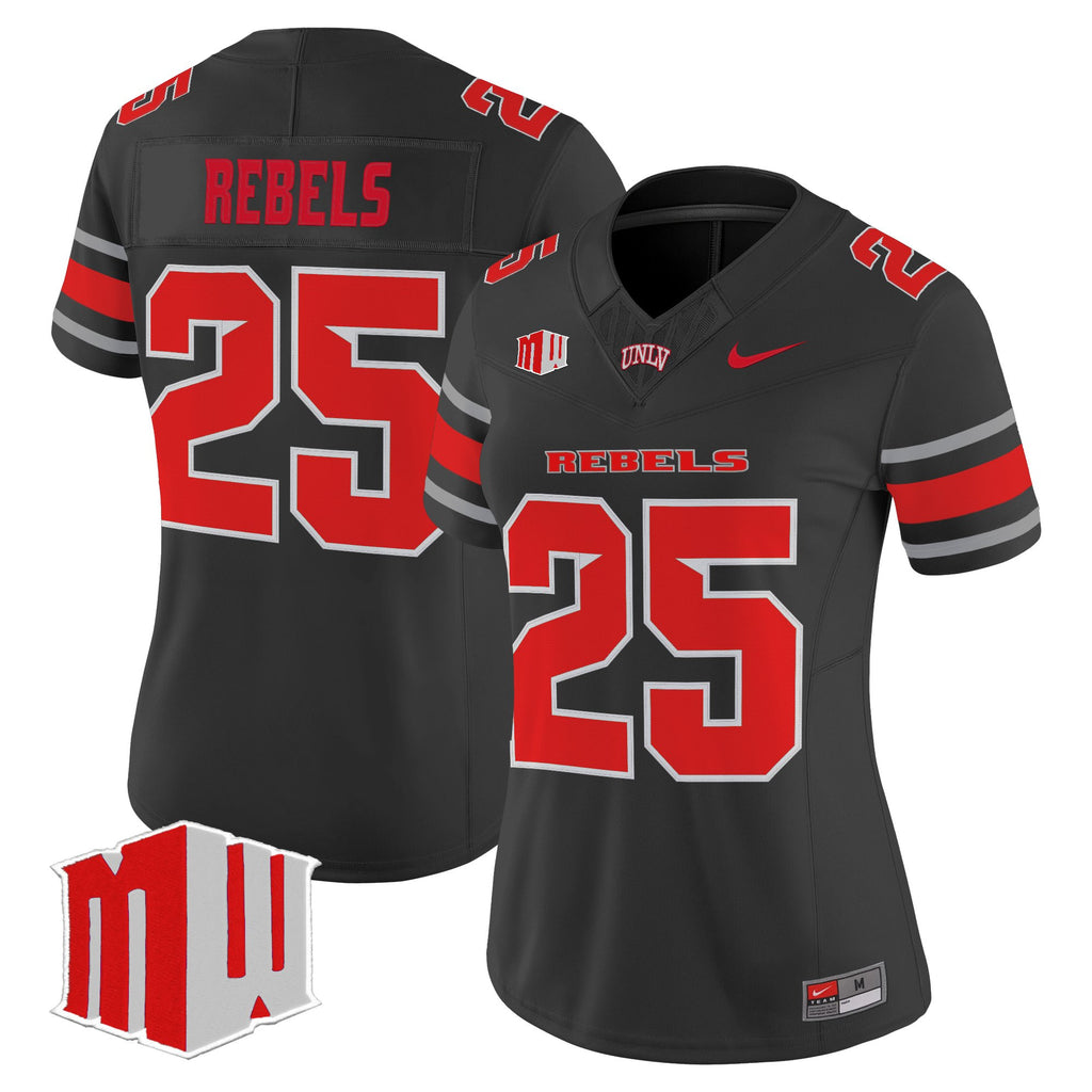 Women's UNLV Rebels 2025 Vapor Limited Jersey - All Stitched