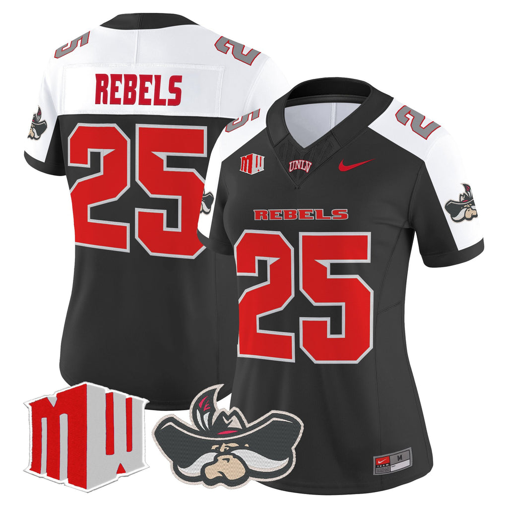Women's UNLV Rebels 2025 Vapor Limited Jersey - All Stitched