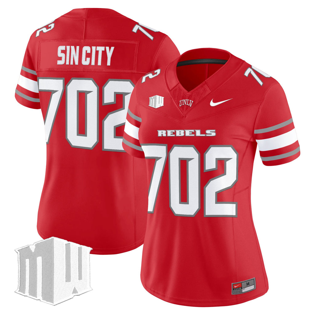 Women's UNLV Rebels 2025 Vapor Limited Jersey - All Stitched