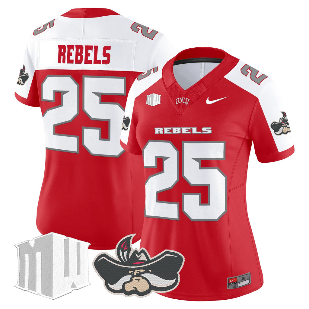 Women's UNLV Rebels 2025 Vapor Limited Jersey - All Stitched
