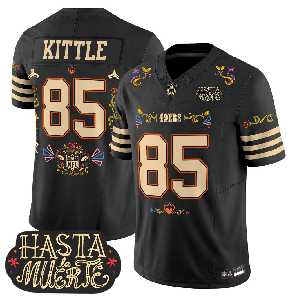 San Francisco 49ers Mexico 'Hasta la Muerte Edition' Vapor Limited Jersey - All Printed