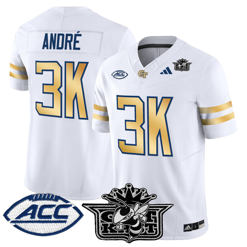 Men's Outkast x Georgia Tech Yellow Jackets 2025 Vapor Limited Jersey - All stitched