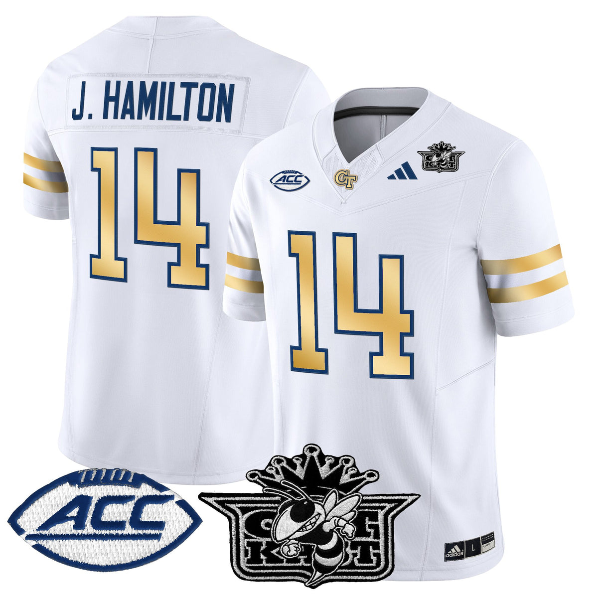 Men's Outkast x Georgia Tech Yellow Jackets 2025 Vapor Limited Jersey - All stitched