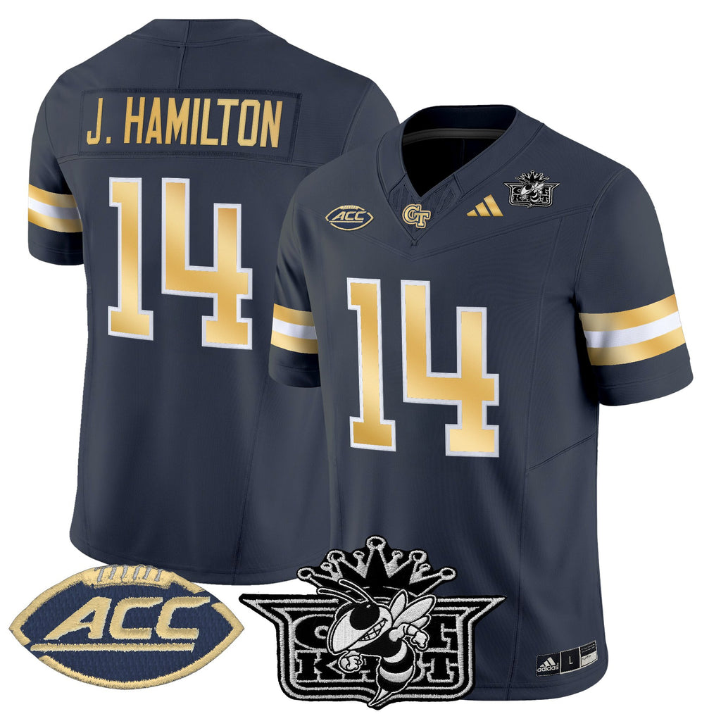 Men's Outkast x Georgia Tech Yellow Jackets 2025 Vapor Limited Jersey - All stitched