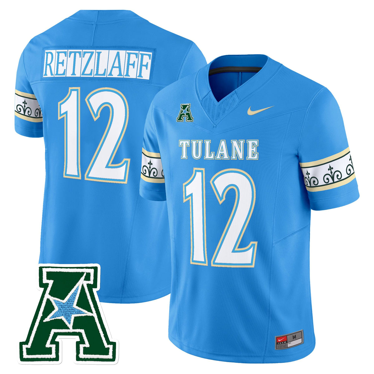 Men's Tulane Green Wave 2025 'City Edition' Vapor Limited Jersey - All Stitched