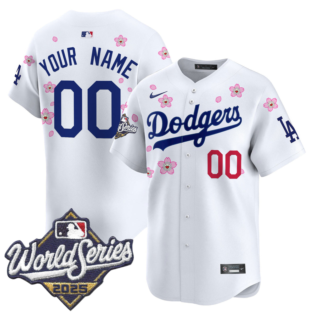 Dodgers 2025 World Series x Tokyo Series Vapor Premier Limited Custom Jersey - All Stitched