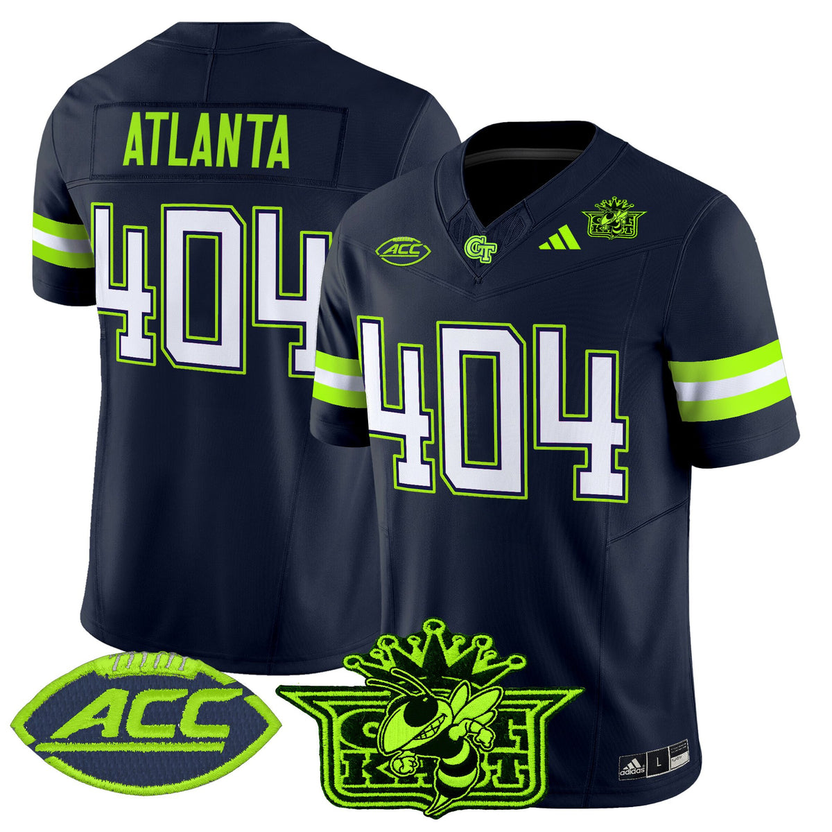 Men's Outkast x Georgia Tech Yellow Jackets 2025 Atliens Vapor Limited Jersey - All Stitched