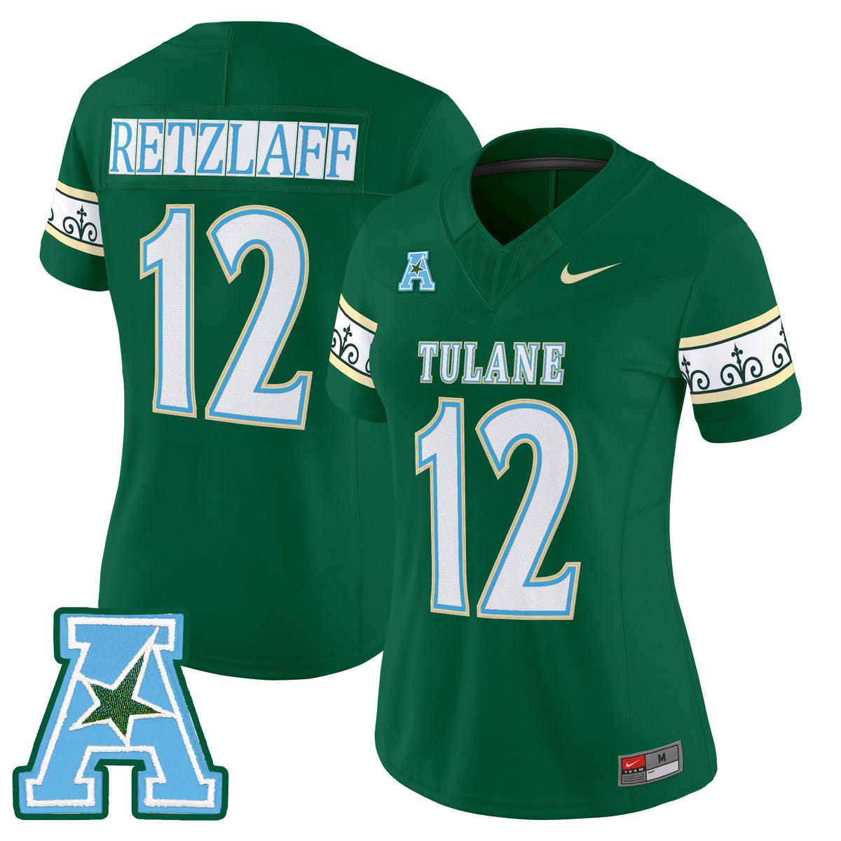 Women's Tulane Green Wave 2025 'City Edition' Vapor Limited Jersey - All Stitched