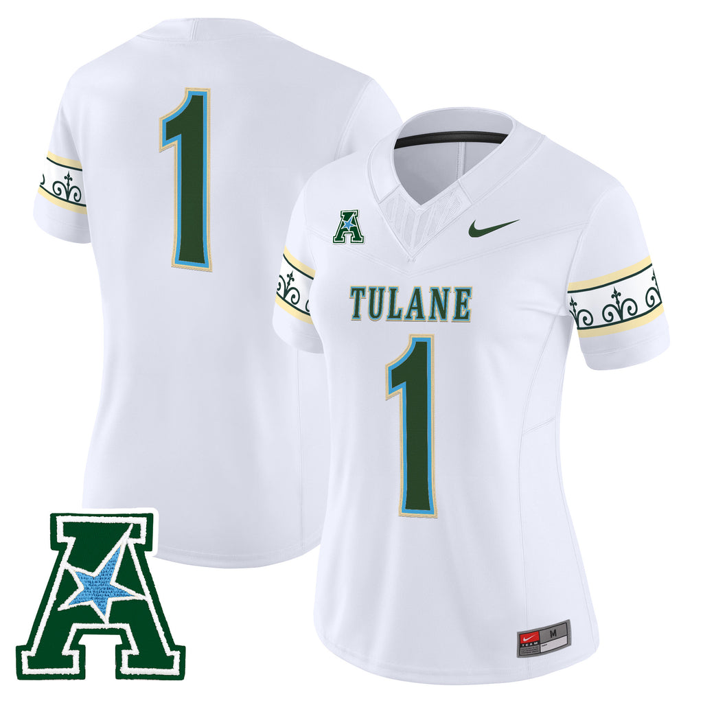 Women's Tulane Green Wave 2025 'City Edition' Vapor Limited Jersey - All Stitched
