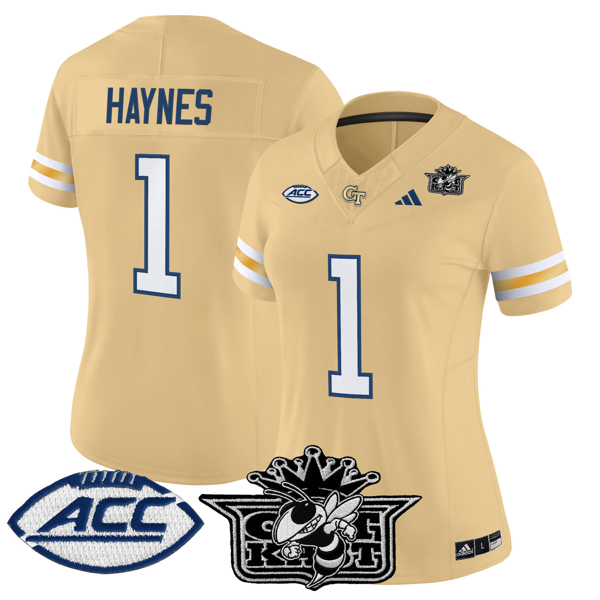 Women's Outkast x Georgia Tech Yellow Jackets 2025 Vapor Limited Jersey - All stitched