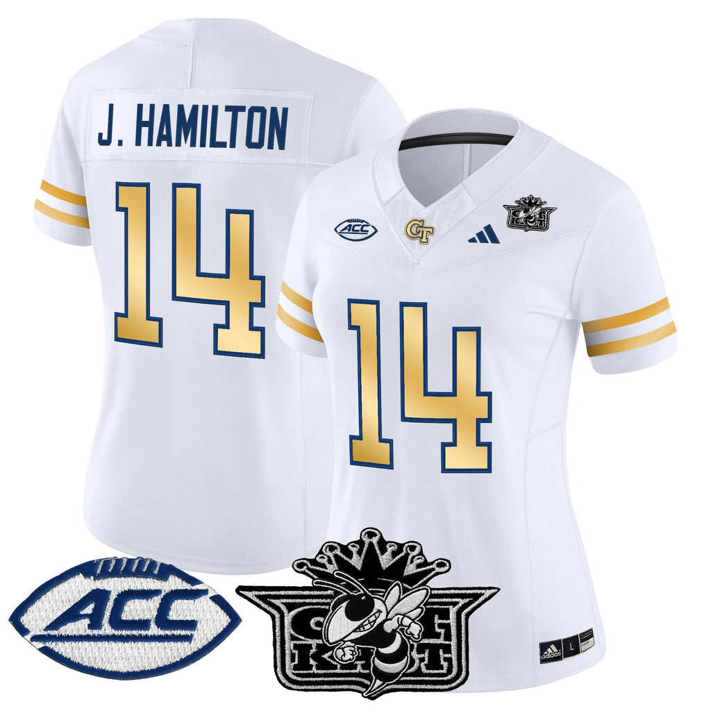 Women's Outkast x Georgia Tech Yellow Jackets 2025 Vapor Limited Jersey - All stitched