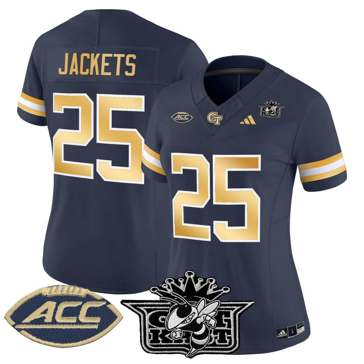 Women's Outkast x Georgia Tech Yellow Jackets 2025 Vapor Limited Jersey - All stitched