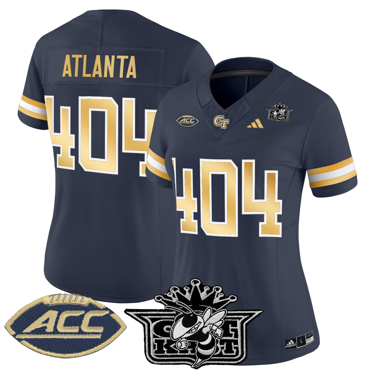 Women's Outkast x Georgia Tech Yellow Jackets 2025 Vapor Limited Jersey - All stitched