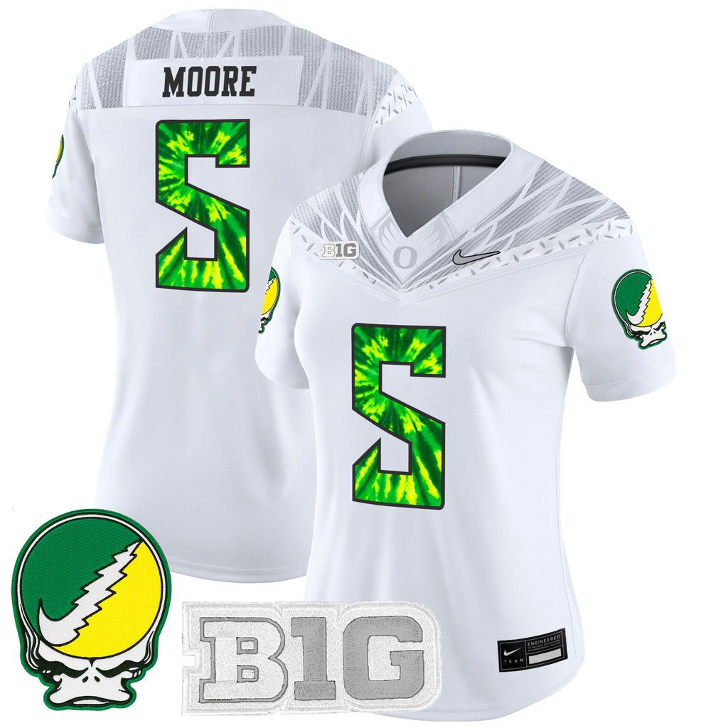 Women's Oregon Ducks 2025 "Grateful Ducks" Vapor Limited Jersey - All Stitched