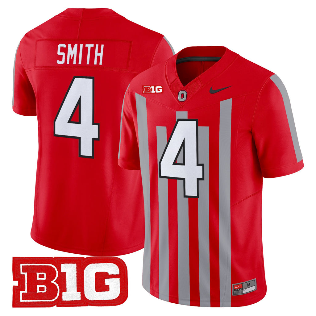 Men's Ohio State Buckeyes Throwback Vapor Limited Jersey - All Stitched