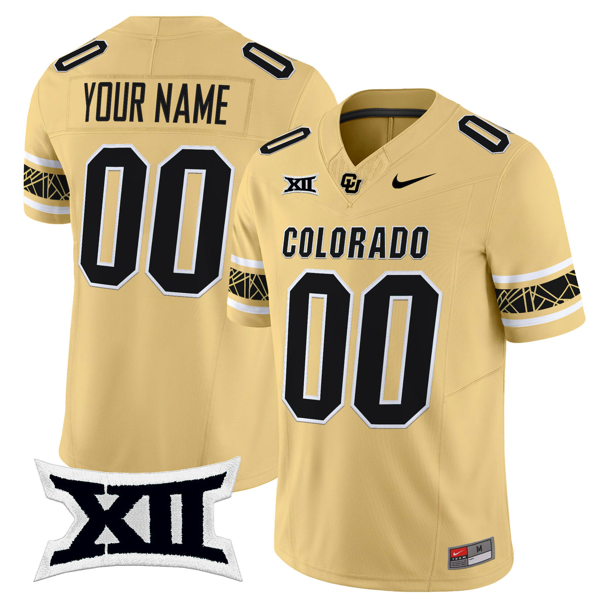 Colorado Buffaloes 2025 Vapor Limited Custom Jersey V2 - All Stitched