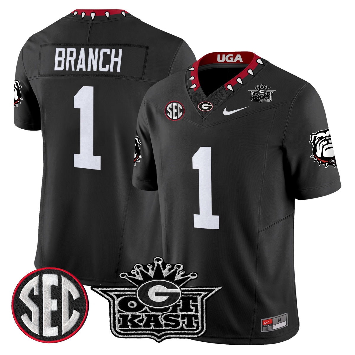 Men's Outkast x Georgia Bulldogs Vapor Limited Jersey - All stitched