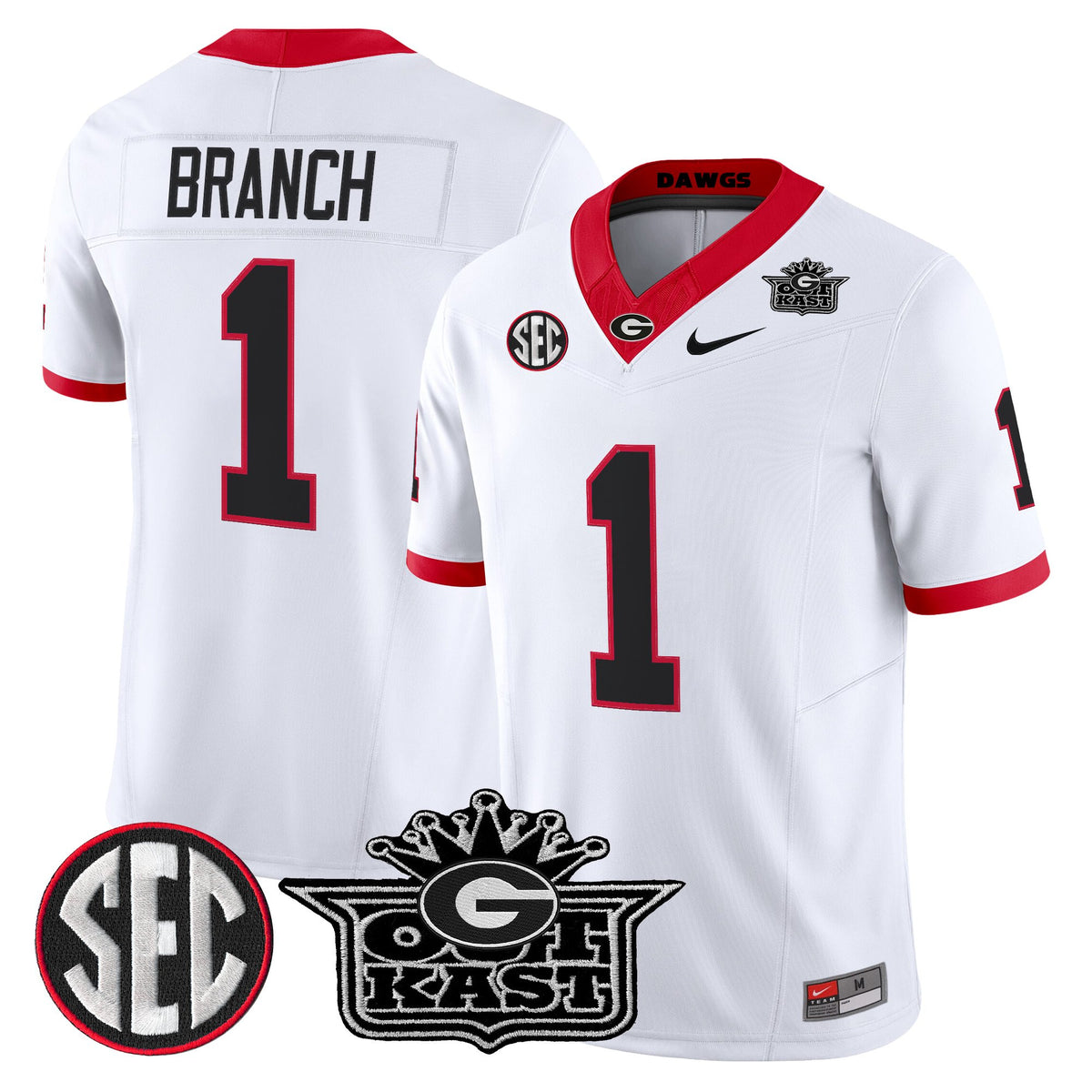 Men's Outkast x Georgia Bulldogs Vapor Limited Jersey - All stitched