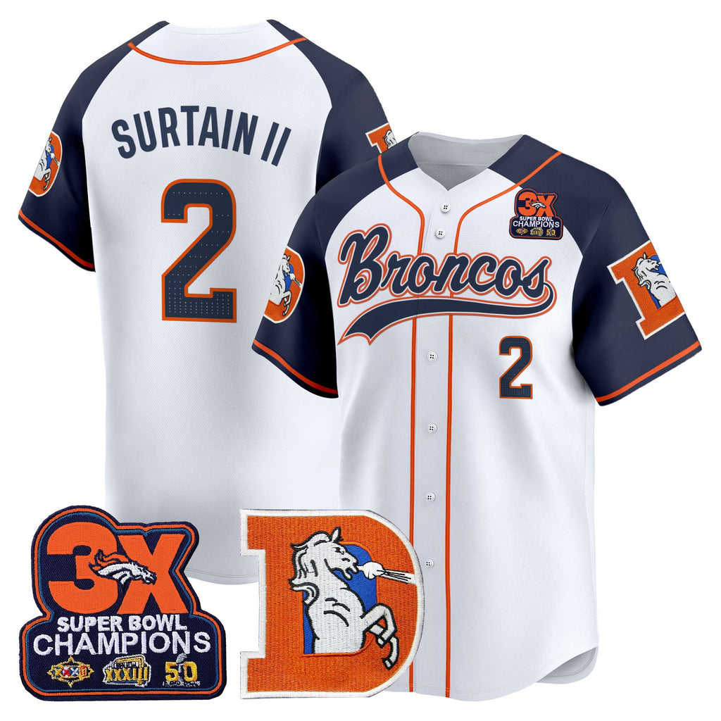 Men's Denver Broncos Throwback Vapor Baseball Jersey - All Stitched