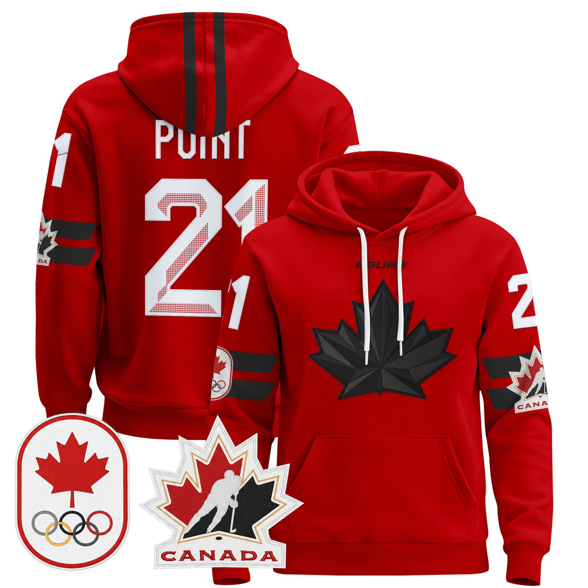 Men's 2026 Canada Olympic Pullover Hoodie - All Stitched