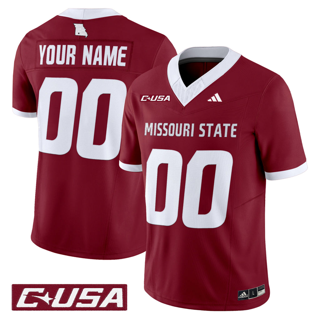 Missouri State Bears 2025 Vapor Limited Custom Jersey - All Stitched
