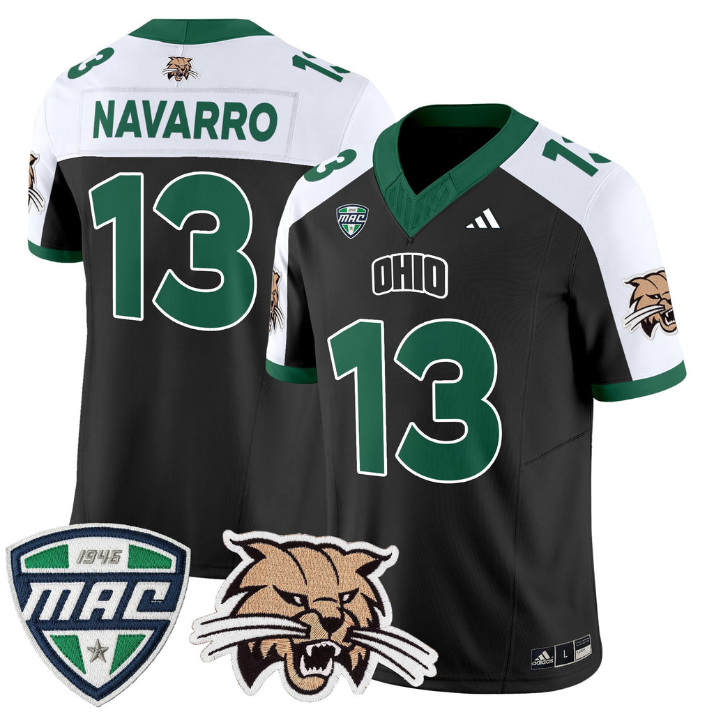 Men's Ohio Bobcats 2025 Vapor Limited Jersey - All Stitched