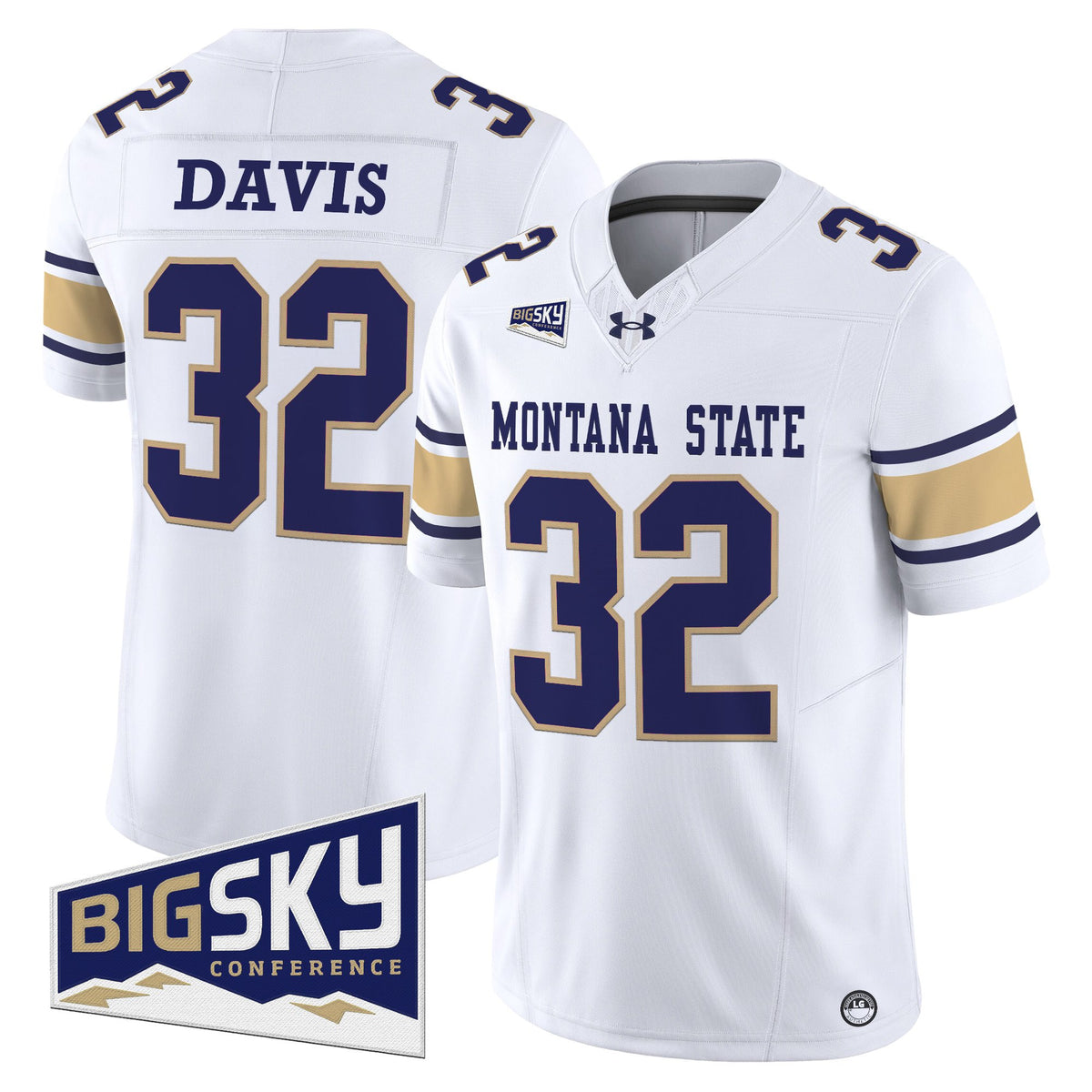 Men's Montana State Bobcats 2025 Vapor Limited Jersey - All Stitched