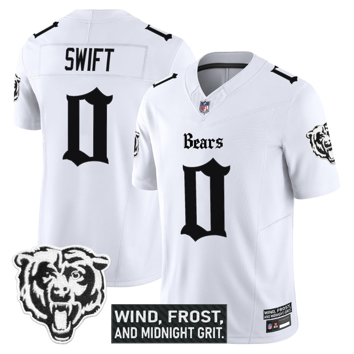Men's Chicago Bears 'Gothic Midway Legacy' Vapor Limited Jersey - All Stitched