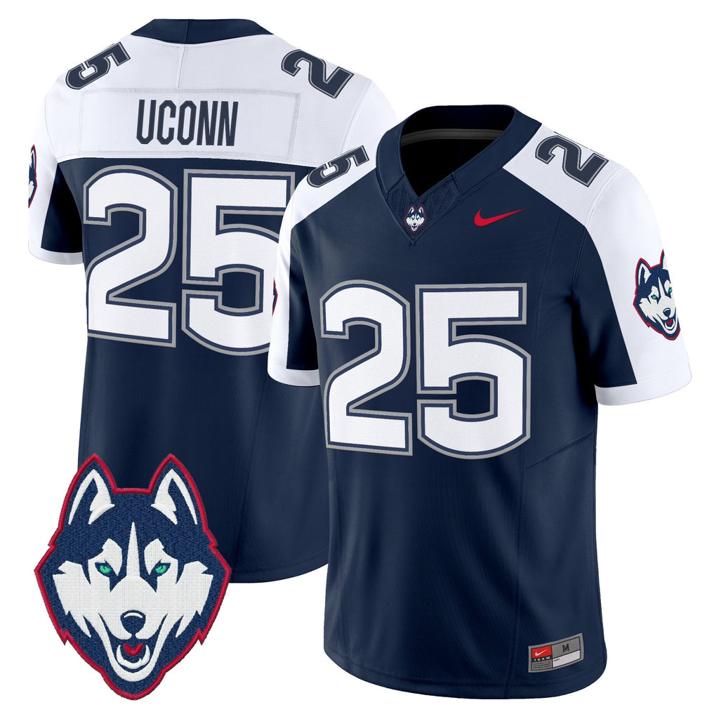 Men's UConn Huskies 2025 Vapor Limited Jersey - All Stitched