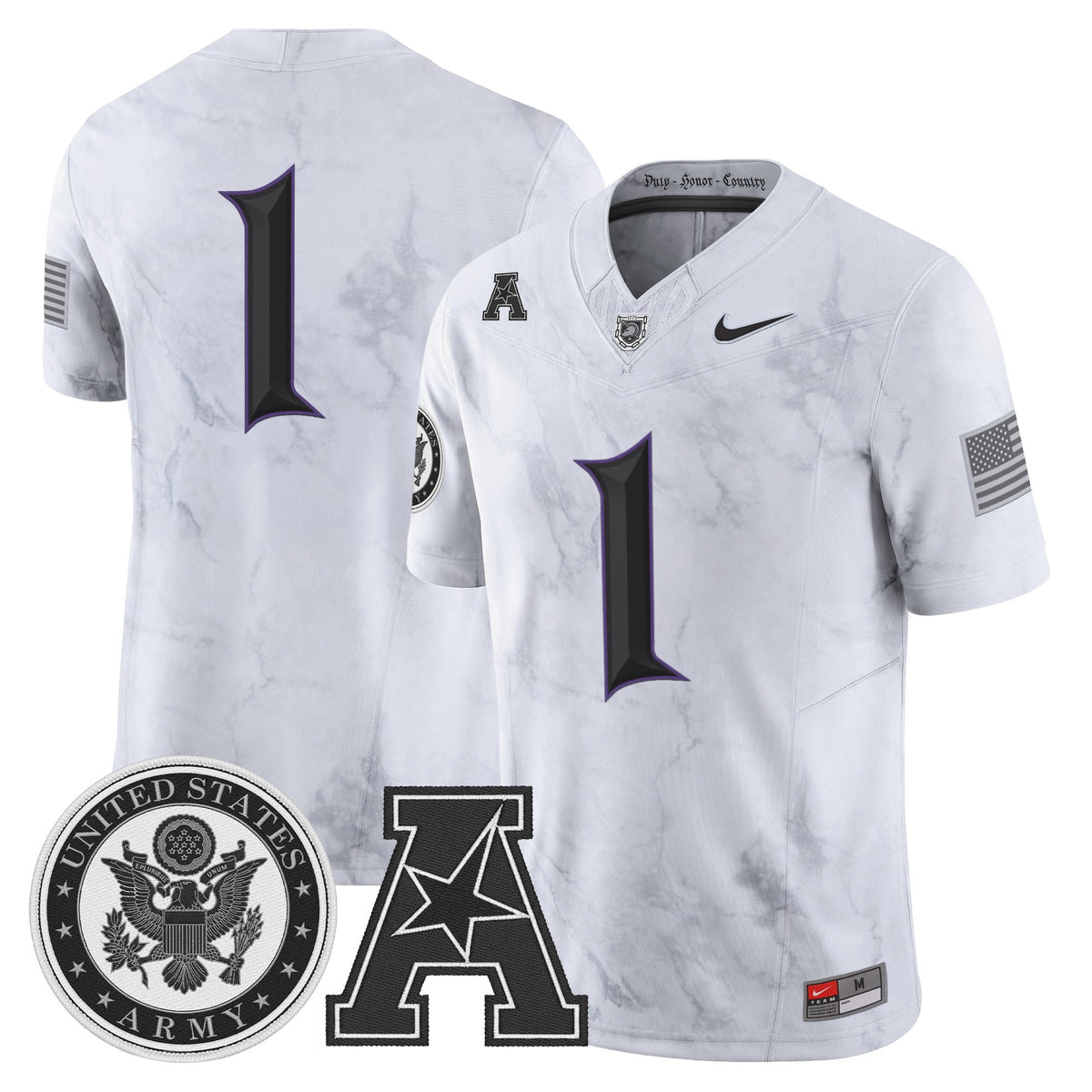 Men's Army Black Knights Honoring 250 Years Of Service And Sacrifice Vapor Limited Jersey - All Stitched