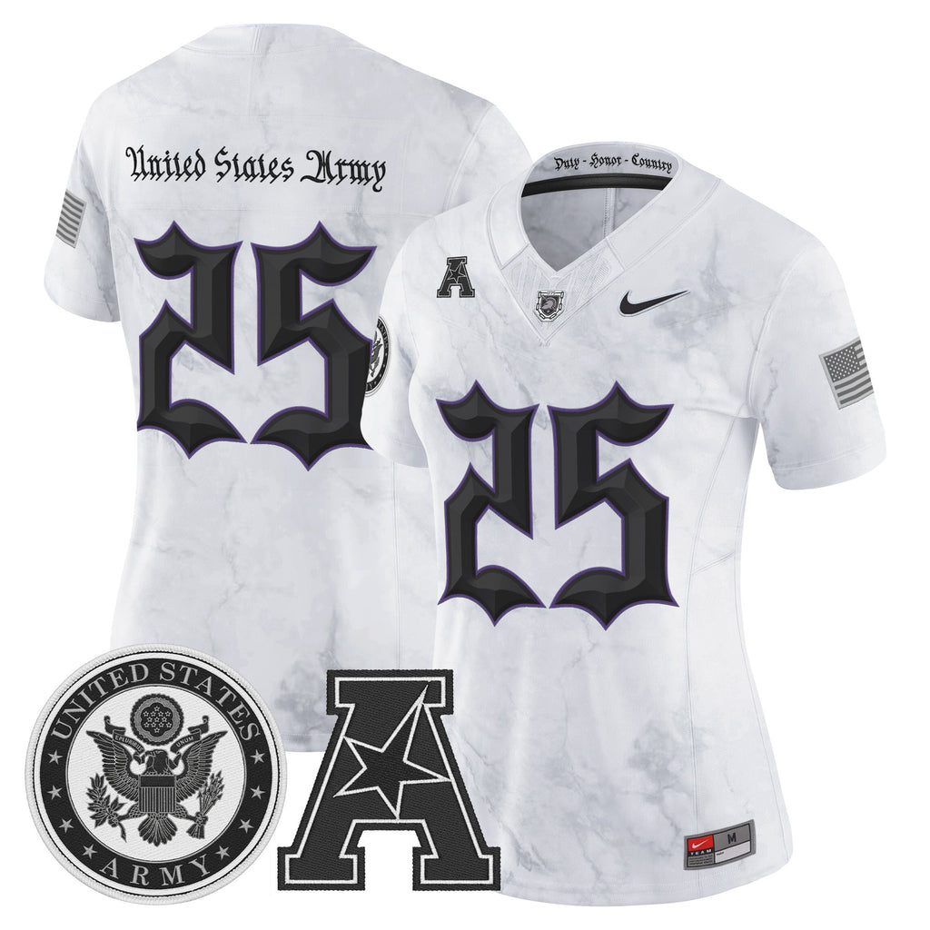 Women's Army Black Knights Honoring 250 Years Of Service And Sacrifice Vapor Limited Jersey - All Stitched