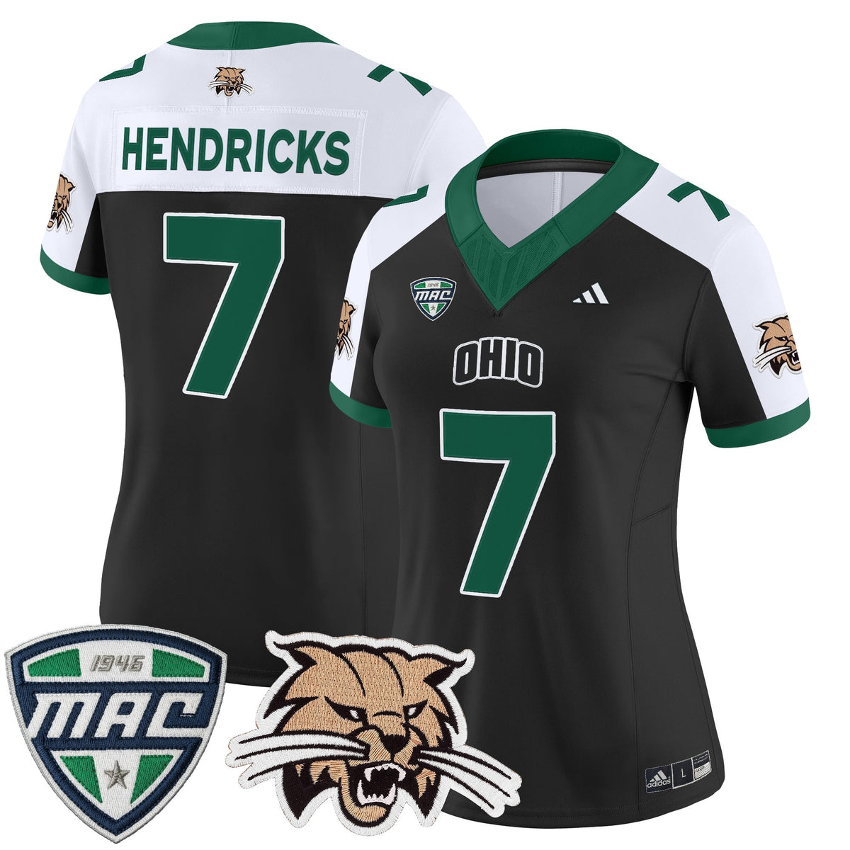 Women's Ohio Bobcats 2025 Vapor Limited Jersey - All Stitched